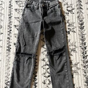 Gap kids high rise 90’s loose jeans in black